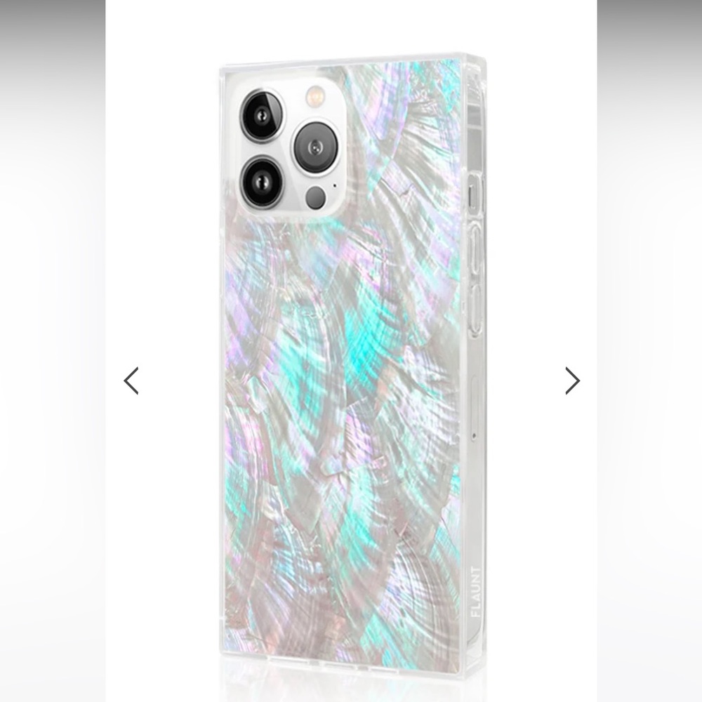 Flaunt | Mother of Pearl Square iPhone Case iPhone 12 Pro Max | Used